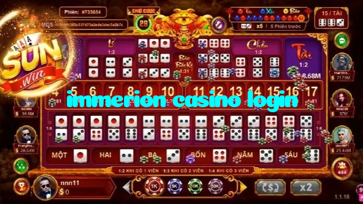available types of immerion casino login bet including pre-match live express and system bets